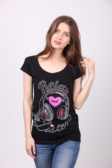 Футболка женская Poncik 423 с принтом