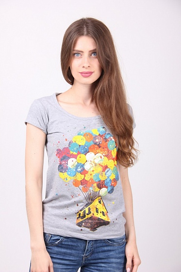 Футболка женская Poncik 424 с принтом