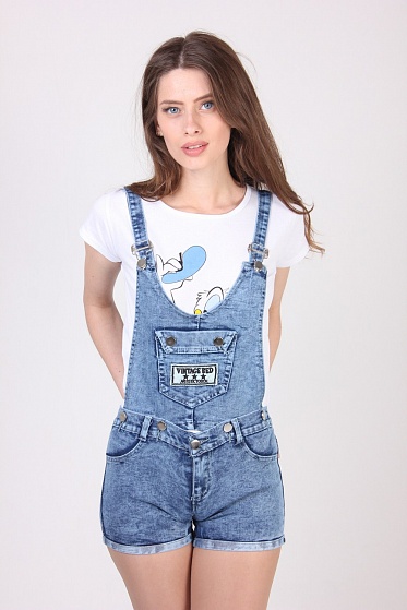 Комбинезон женский YiLiangfang 3322 джинс