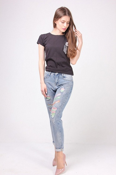 Штаны женские YiZhiXiu 817 джинс