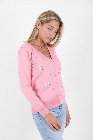 Кофта женская LadiesFashion 1232 с пуговицами