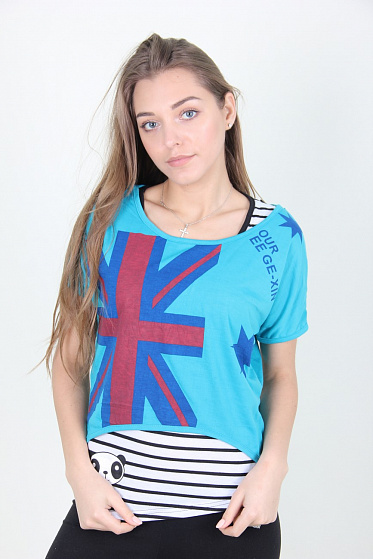 Футболка женская Gishang 12866 двойка