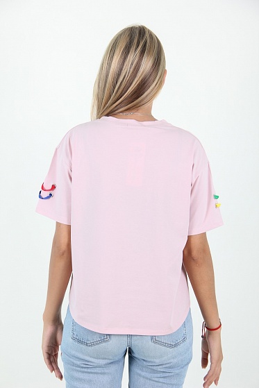 Футболка женская LadiesFashion 5007 с принтом