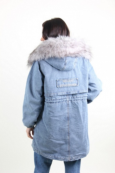 Куртка женская M.J. 1113 с мехом внутри