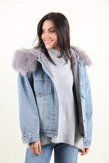 Куртка женская M.J. 1021 искусственный мех