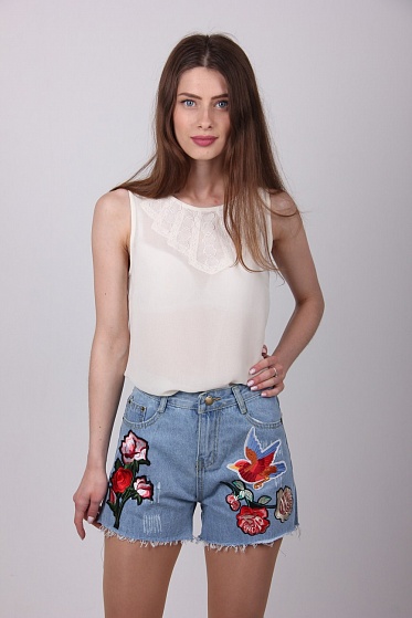 Шорты женские Quality 3112 джинс