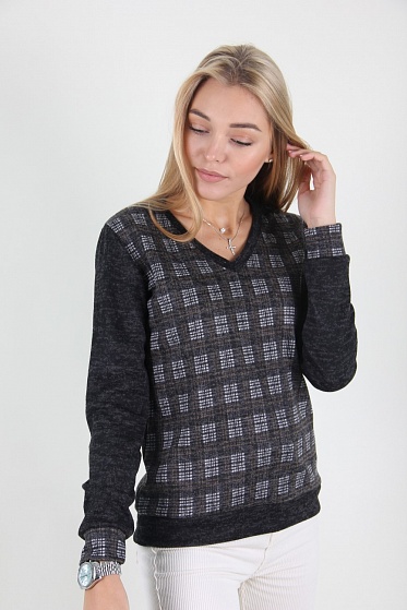 Кофта женская MissFashion 7032 с замком сзади