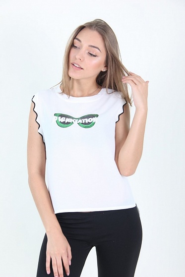 Блузка женская LadiesFashion 5013 с принтом