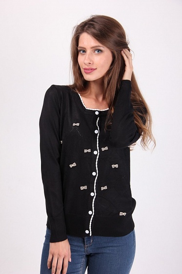 Кофта женская LadiesFashion 1233 с пуговицами