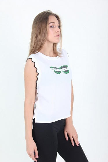 Блузка женская LadiesFashion 5013 с принтом