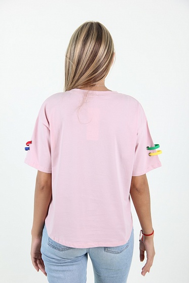 Футболка женская LhuiYiCao 5002 с принтом