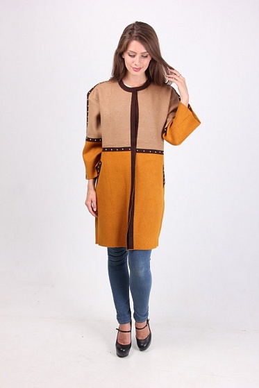 Пальто женское LadiesFashion 093 кардиган четвертный рукав