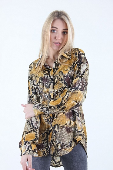 Блузка женская LadiesFashion 8027 с пуговицами