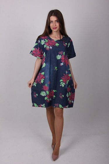 Туника женская LadiesFashion 3350 с карманами по бокам