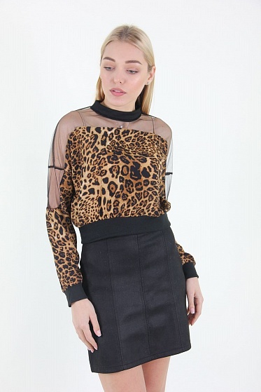 Блузка женская LadiesFashion 1717 с замком сзади