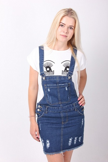 Комбинезон женский XSYM 8049 джинс