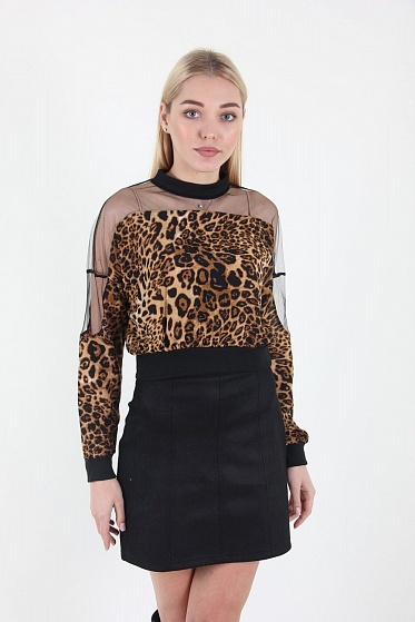 Блузка женская LadiesFashion 1717 с замком сзади