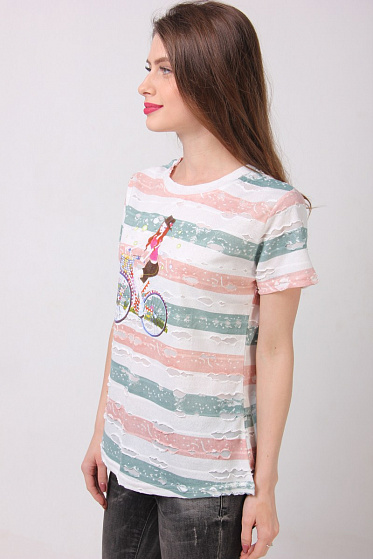 Футболка женская FeiFan 02 с принтом