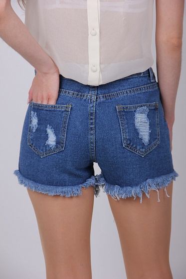 Шорты женские Quality 5015 джинс