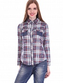 Рубашка женская GinmeiyanFashion 017 клетка