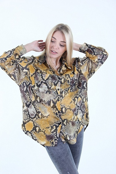 Блузка женская LadiesFashion 8027 с пуговицами