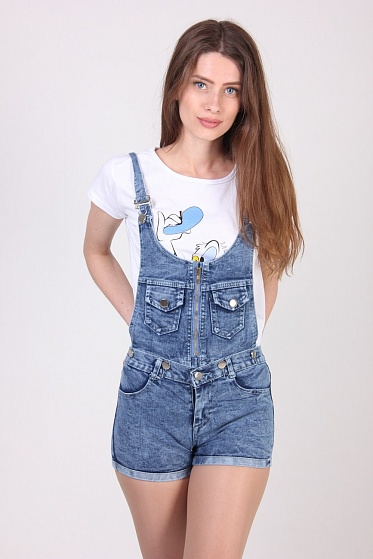 Комбинезон женский YiLiangfang 3355 джинс