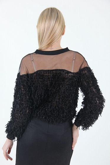 Кофта женская LadiesFashion 8918 травка