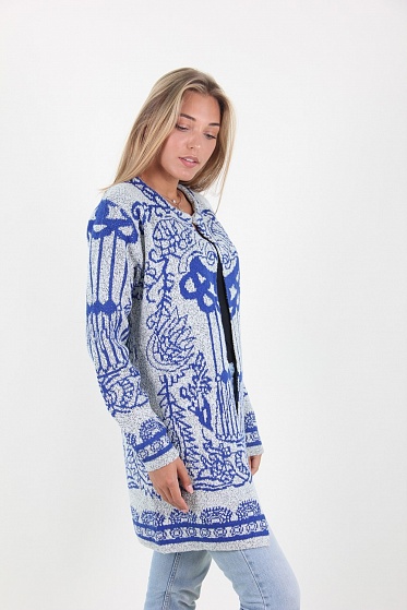 Кардиган женский LadiesFashion 2027 с замком спереди