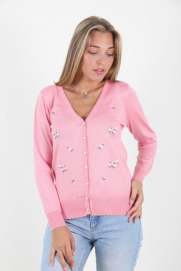 Кофта женская LadiesFashion 1232 с пуговицами