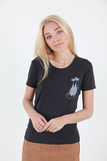 Футболка женская MissFashion 6065 с принтом