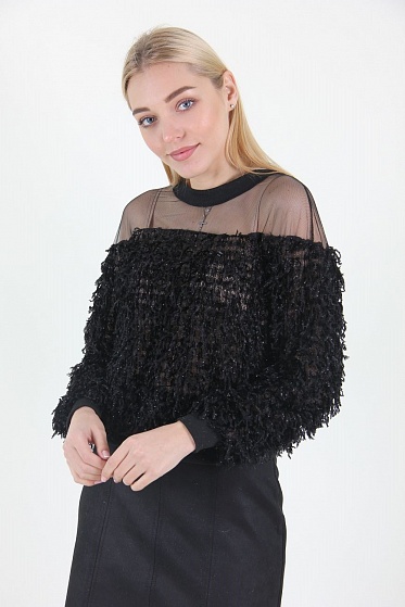 Кофта женская LadiesFashion 8918 травка