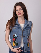 Жилетка женская ClassicFashion 822 джинс