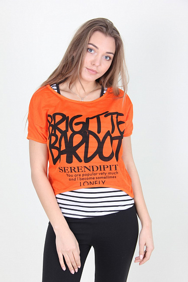 Футболка женская Gishang 12833 двойка