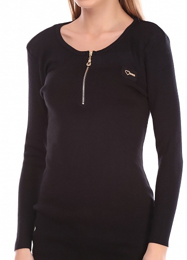 Туника женская LadiesFashion 4020 с замком спереди