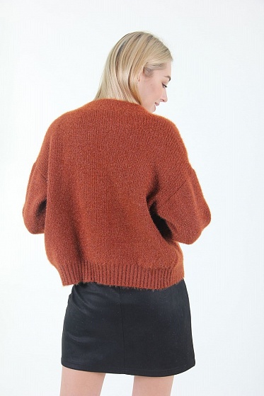 Кардиган женский LadiesFashion 577 с карманами по бокам