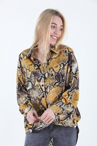 Блузка женская LadiesFashion 8027 с пуговицами