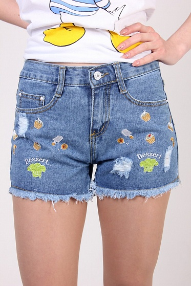 Шорты женские ShunliJeans 1103 джинс