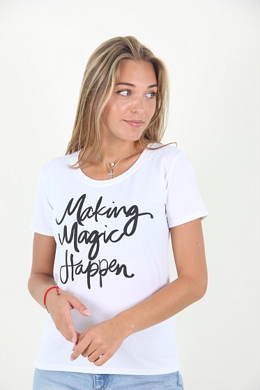 Футболка женская MissFashion 3013 с принтом