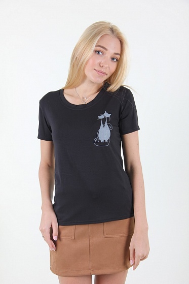 Футболка женская MissFashion 6065 с принтом