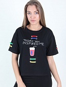 Футболка женская LhuiYiCao 5006 с принтом
