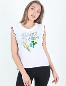 Блузка женская LadiesFashion 5011 с принтом