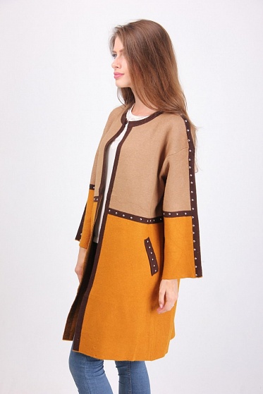 Пальто женское LadiesFashion 093 кардиган четвертный рукав