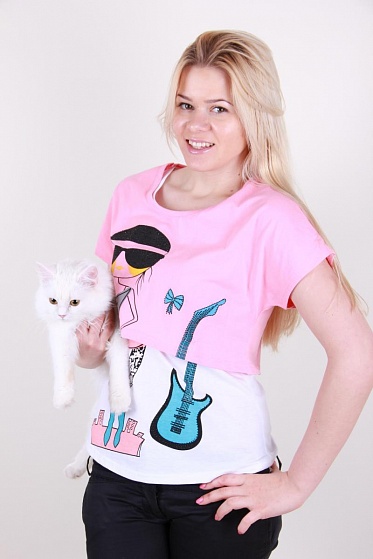 Футболка женская YaNianNu 119 двойка