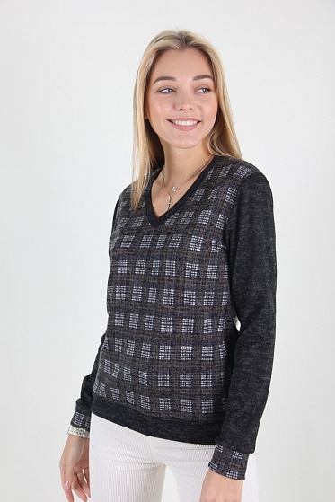 Кофта женская MissFashion 7032 с замком сзади