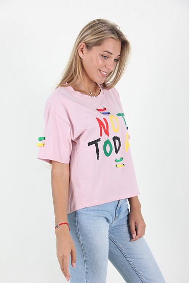 Футболка женская LhuiYiCao 5002 с принтом