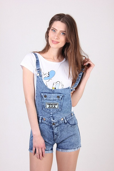 Комбинезон женский YiLiangfang 3322 джинс