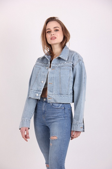 Куртка женская Mengli 8695 джинс