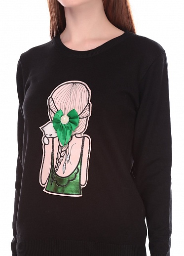 Кофта женская LadiesFashion 4004 с принтом
