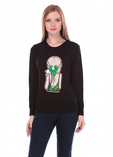 Кофта женская LadiesFashion 4004 с принтом