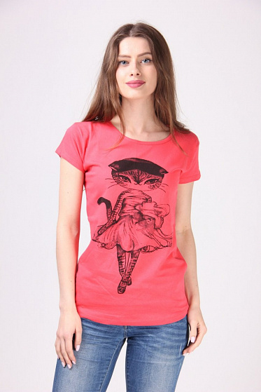 Футболка женская Poncik 415 с принтом